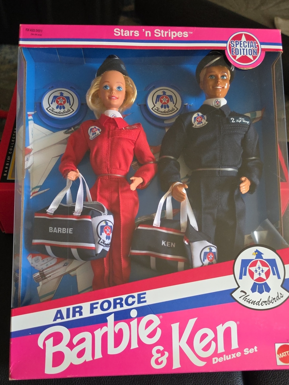 Barbie & Ken Air Force Thunderbirds Set - Red & Navy